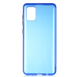 Galaxy A31 Case Zore Bistro Cover Blue