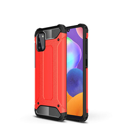 Galaxy A31 Case Zore Crash Silicon Cover Red