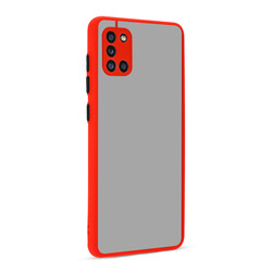 Galaxy A31 Case Zore Hux Cover Red