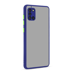 Galaxy A31 Case Zore Hux Cover Navy blue