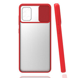 Galaxy A31 Case Zore Lensi Cover Red