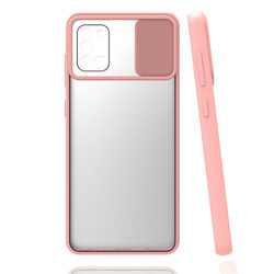 Galaxy A31 Case Zore Lensi Cover Light Pink