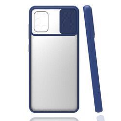 Galaxy A31 Case Zore Lensi Cover Navy blue