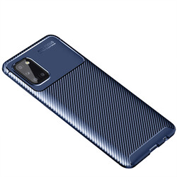 Galaxy A31 Case Zore Negro Silicon Cover Navy blue