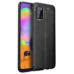 Galaxy A31 Case Zore Niss Silicon Cover Black
