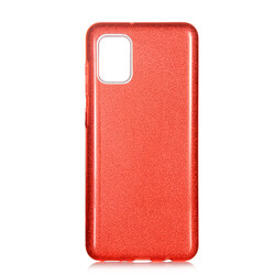 Galaxy A31 Case Zore Shining Silicon Red