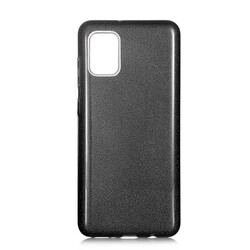 Galaxy A31 Case Zore Shining Silicon Black