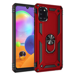 Galaxy A31 Case Zore Vega Cover Red