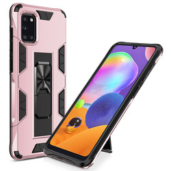 Galaxy A31 Case Zore Volve Cover Rose Gold