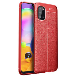 Galaxy A31 Kılıf Zore Niss Silikon Kapak Kırmızı