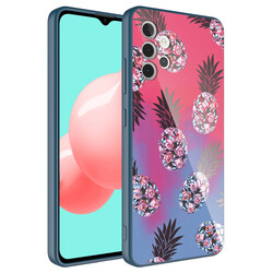 Galaxy A32 4G Case Camera Protected Patterned Hard Silicone Zore Epoxy Cover NO3