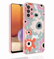 Galaxy A32 4G Case Patterned Camera Protected Glossy Zore Nora Cover NO5