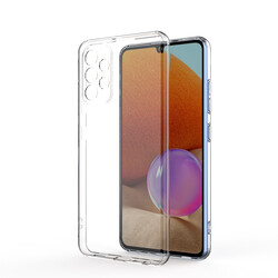 Galaxy A32 4G Case Zore Kamera Korumalı Süper Silikon Cover Colorless