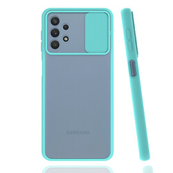 Galaxy A32 4G Case Zore Lensi Cover Turquoise