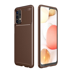 Galaxy A32 4G Case Zore Negro Silicon Cover Brown