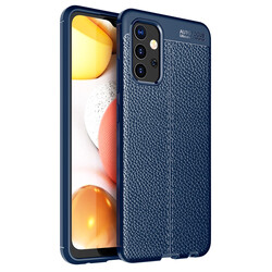 Galaxy A32 4G Case Zore Niss Silicon Cover Navy blue