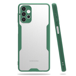 Galaxy A32 4G Case Zore Parfe Cover Dark Green