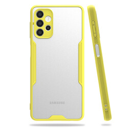 Galaxy A32 4G Case Zore Parfe Cover Yellow