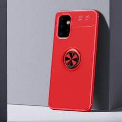 Galaxy A32 5G Kılıf Zore Ravel Silikon Kapak Kırmızı
