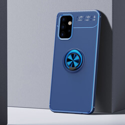 Galaxy A32 5G Kılıf Zore Ravel Silikon Kapak Mavi