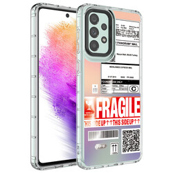 Galaxy A33 5G Case Camera Protected Colorful Patterned Hard Silicone Zore Korn Cover NO5