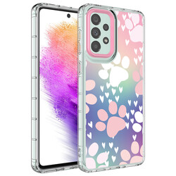 Galaxy A33 5G Case Camera Protected Colorful Patterned Hard Silicone Zore Korn Cover NO7