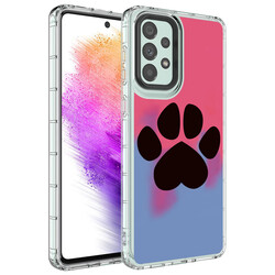 Galaxy A33 5G Case Camera Protected Colorful Patterned Hard Silicone Zore Korn Cover NO14