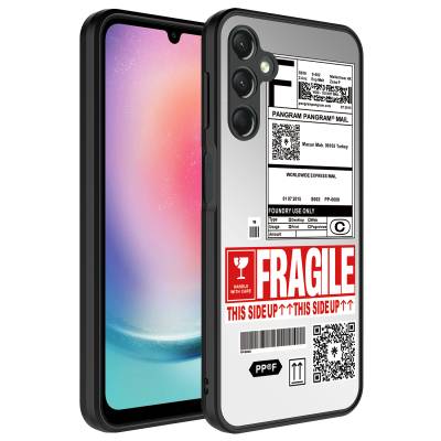 Galaxy A34 Case Mirror Patterned Camera Protected Glossy Zore Mirror Cover Fragile