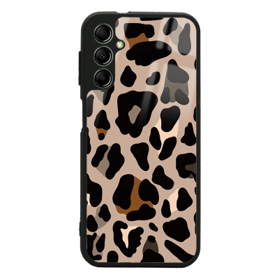 Galaxy A34 Case with Camera Protection, Patterned Zore Lusi Cover Leopar
