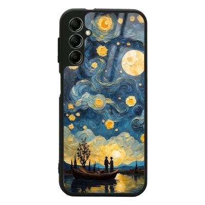 Galaxy A34 Case with Camera Protection, Patterned Zore Lusi Cover Kayık