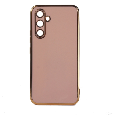 Galaxy A34 Case Zore Bark Cover Rose Gold