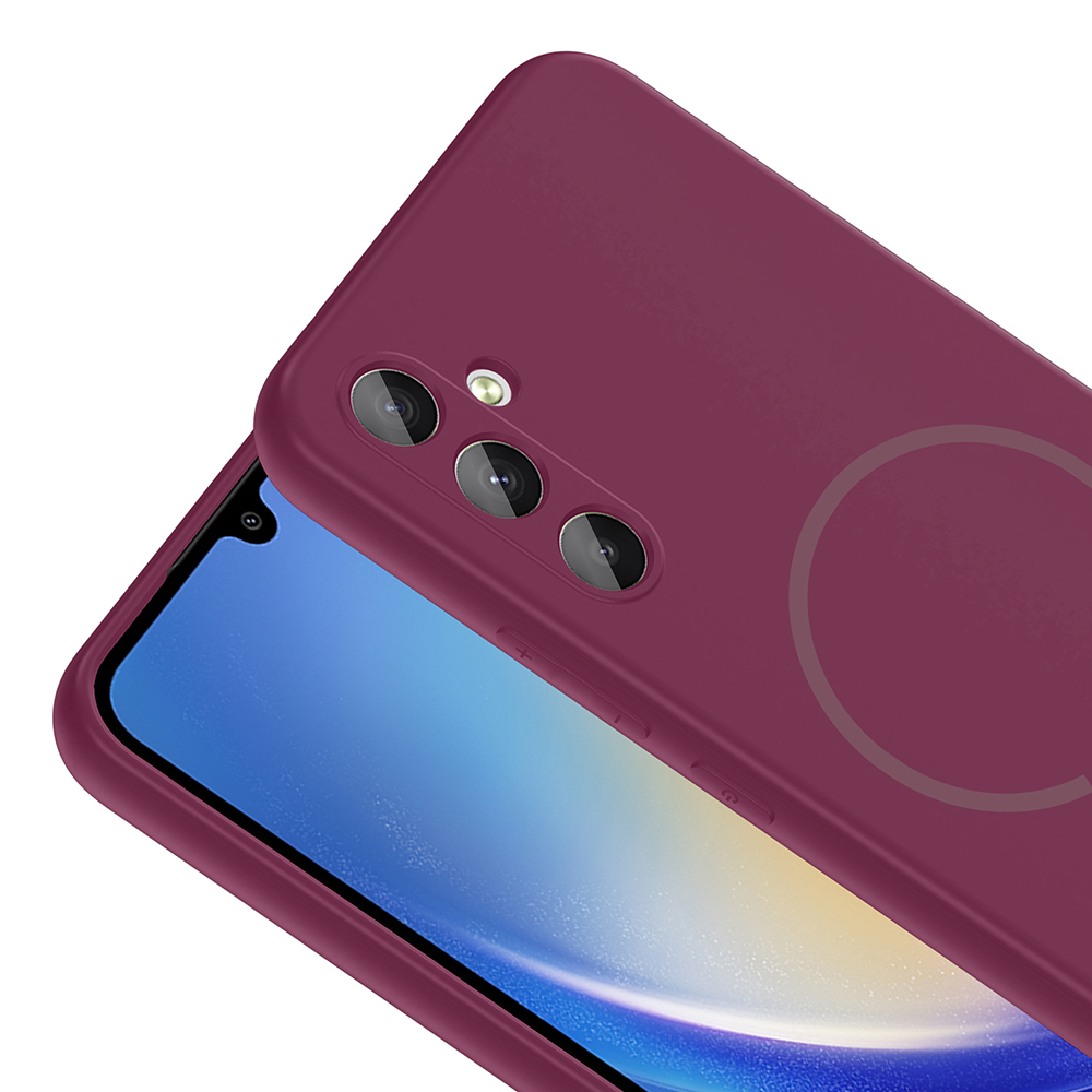 Galaxy A34 Kılıf M-safe Şarj Özellikli Zore Meta Kapak - 20