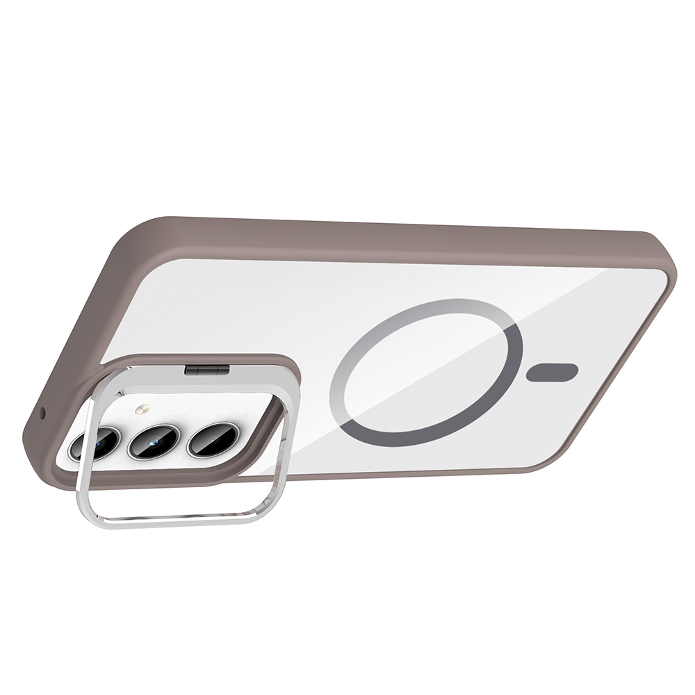 Galaxy A35 Case Stand Camera Lens Gift M-Safe Charging Feature Zore Etro Cover - 15