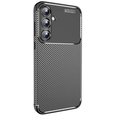 Galaxy A35 Case Zore Negro Silicone Cover Black