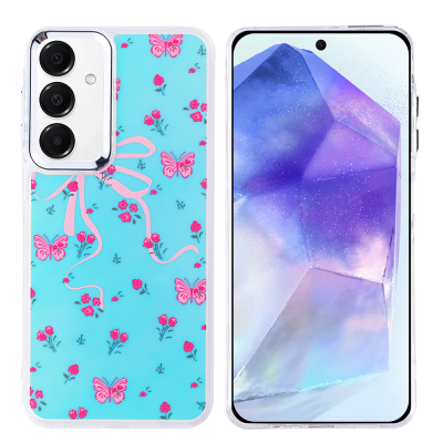 Galaxy A35 Kılıf Airbag Tasarımlı Zore Hadra Kapak Kelebek