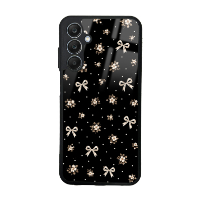 Galaxy A35 Kılıf Kamera Korumalı Desenli Zore Lusi Kapak Gold Fiyonk