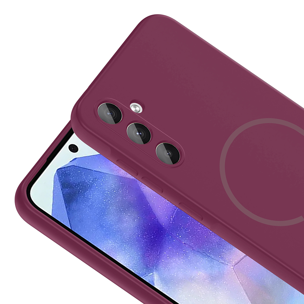 Galaxy A35 Kılıf M-safe Şarj Özellikli Zore Meta Kapak - 20