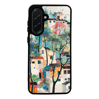 Galaxy A36 Case with Camera Protection, Patterned Zore Lusi Cover Evler