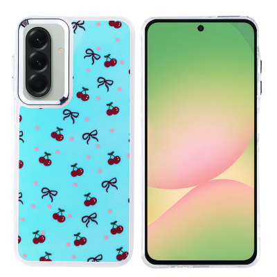 Galaxy A36 Kılıf Airbag Tasarımlı Zore Hadra Kapak Kiraz