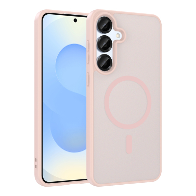 Galaxy A36 Kılıf M-safe Şarj Özellikli Zore Babet Kapak Pembe