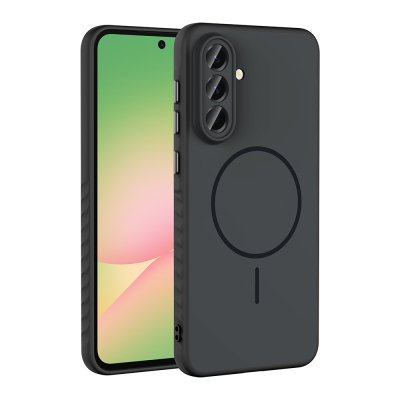 Galaxy A36 Kılıf M-safe Şarj Özellikli Zore Tea Kapak Siyah