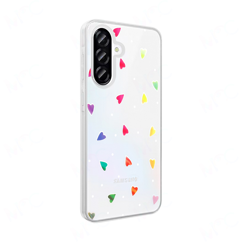 Galaxy A36 Kılıf Şeffaf Figürlü Zore Folk Sert Kapak - 9
