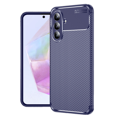 Galaxy A36 Kılıf Zore Negro Silikon Kapak Lacivert
