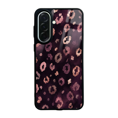 Galaxy A37 Kılıf Kamera Korumalı Desenli Zore Lusi Kapak Pembe Leopar