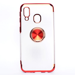 Galaxy A40 Case Zore Gess Silicon Red