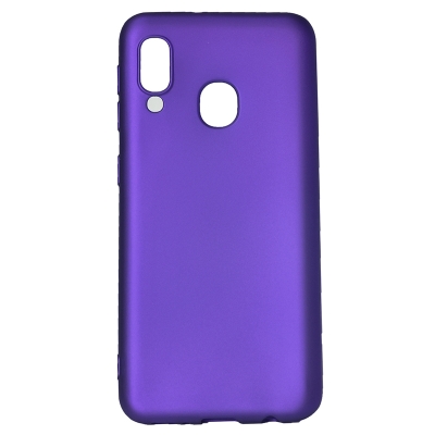 Galaxy A40 Case Zore Premier Silicon Cover Purple