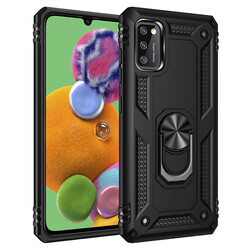 Galaxy A41 Case Zore Vega Cover Black