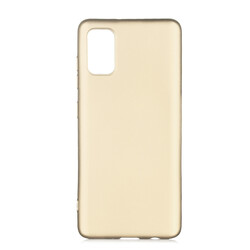 Galaxy A41 Kılıf Zore Premier Silikon Kapak Gold