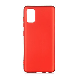 Galaxy A41 Kılıf Zore Premier Silikon Kapak Kırmızı