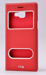 Galaxy A5 2016 Kılıf Zore Dolce Kapaklı Kılıf Kırmızı